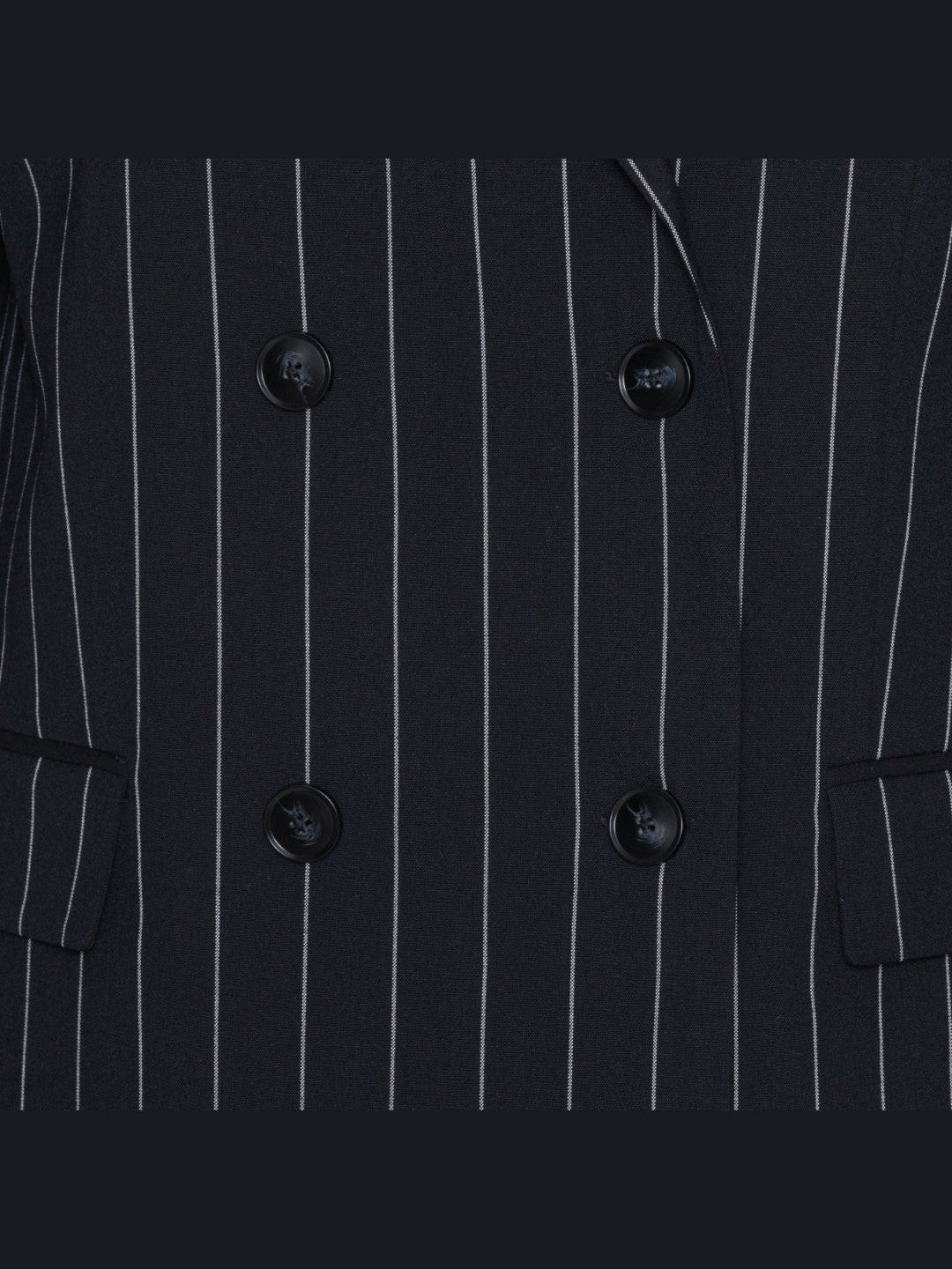 Alma blazer - navy pin stripe Helene Studios