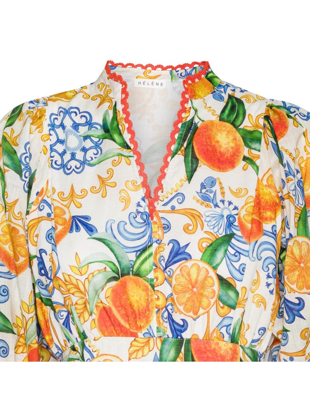 Belle Dress - Majolica Print