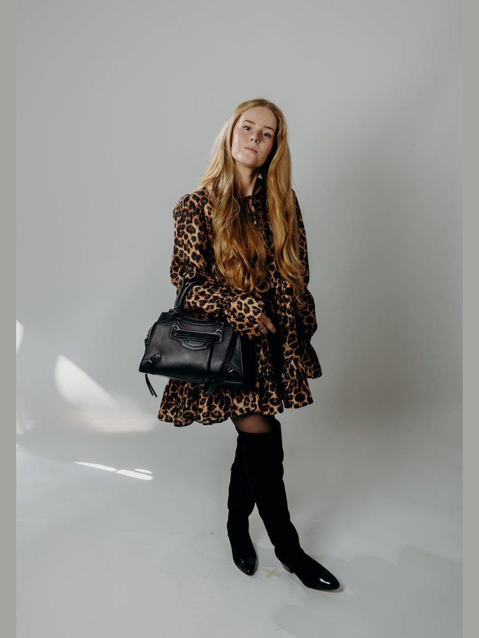 Joy Dress - Leo Print Helene Studios