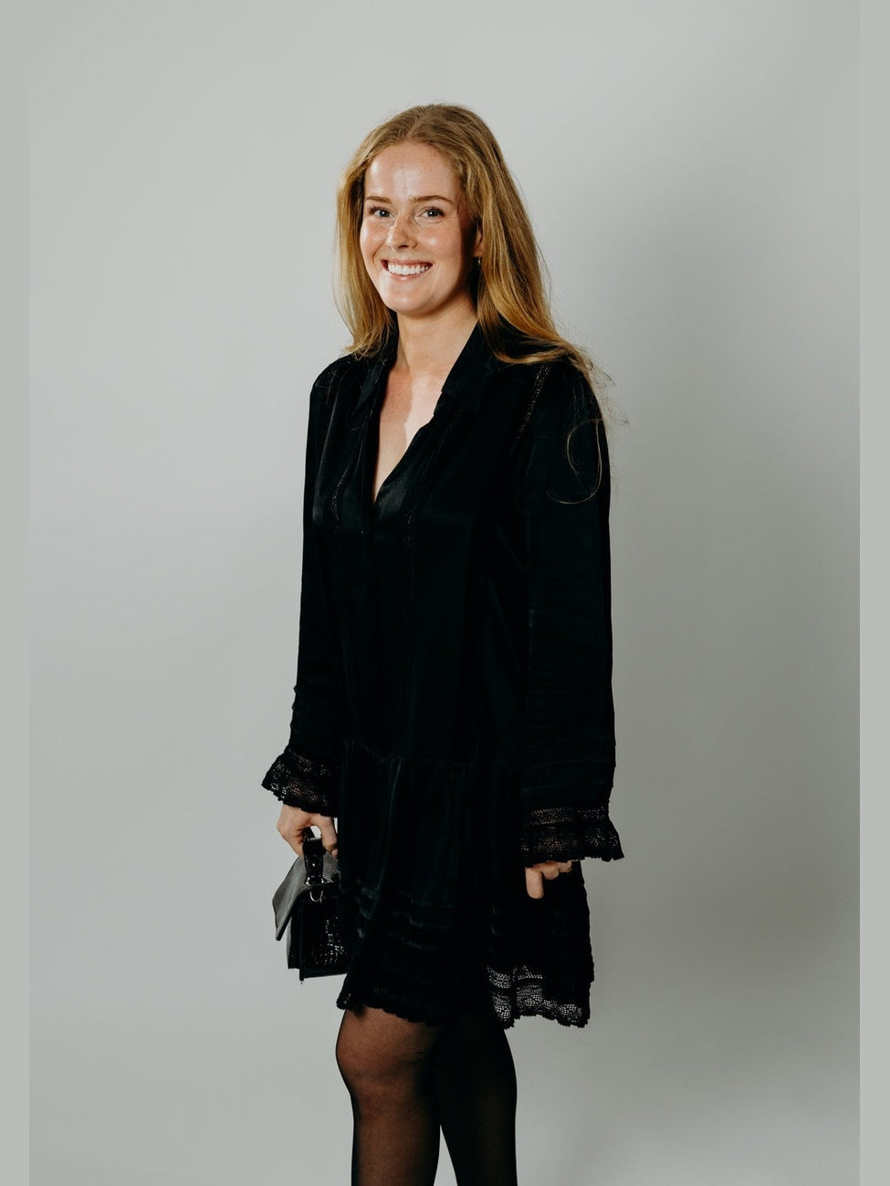 Emmy Dress - Black Helene Studios