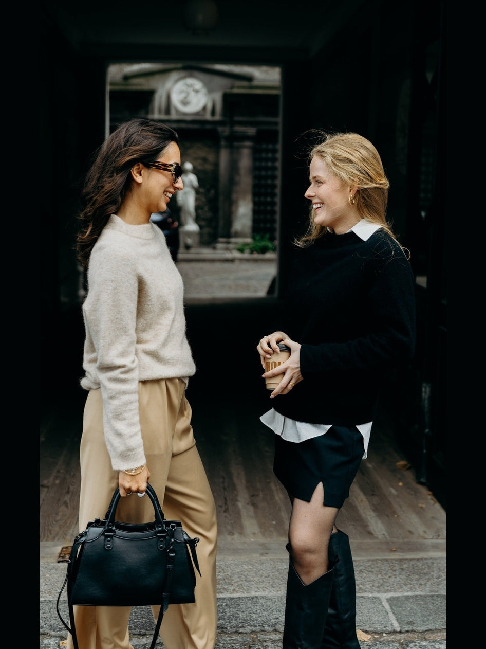 Evelyn Sweater - Black Helene Studios