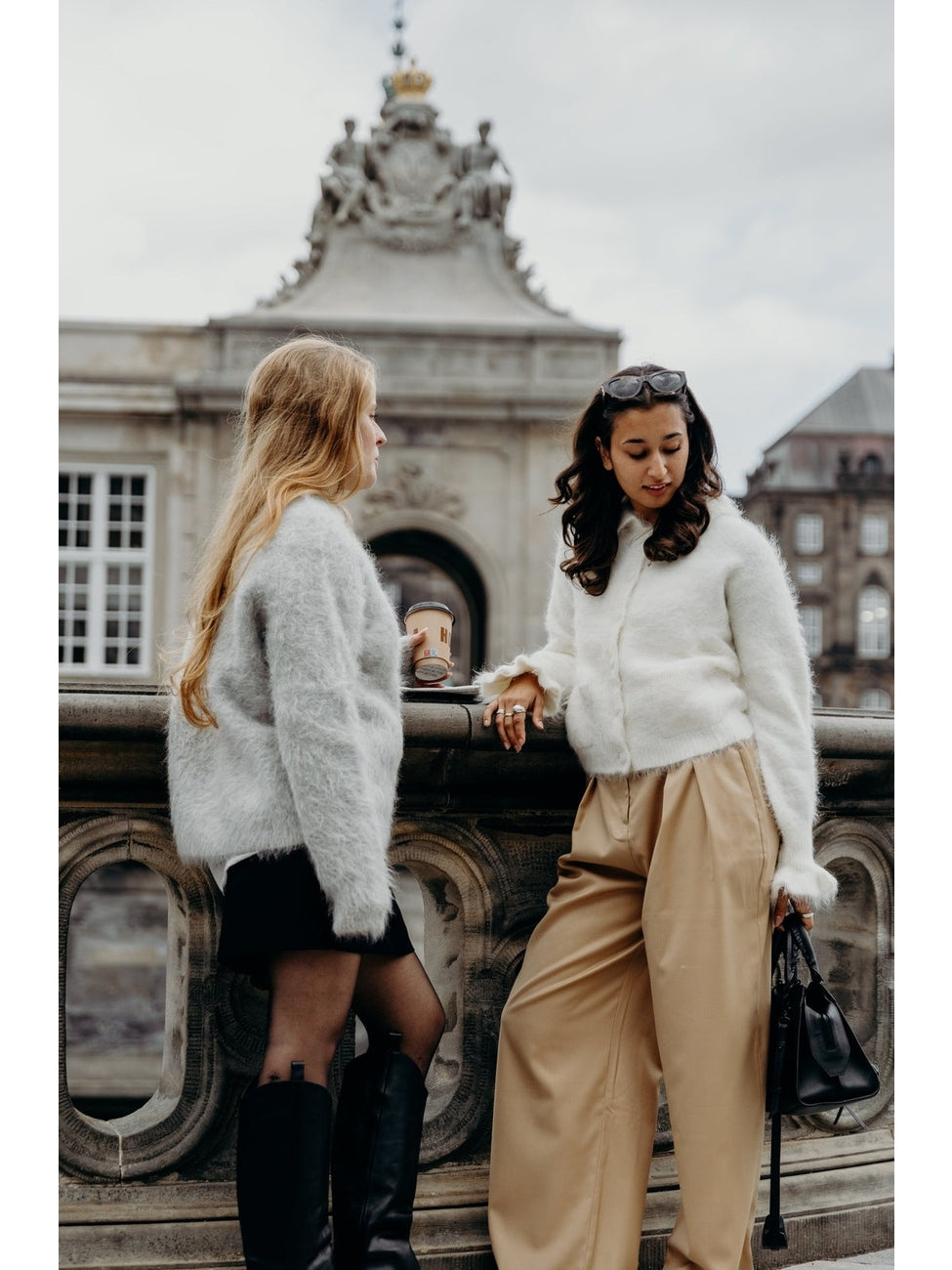 Rita Sweater - Light Grey Melange Helene Studios