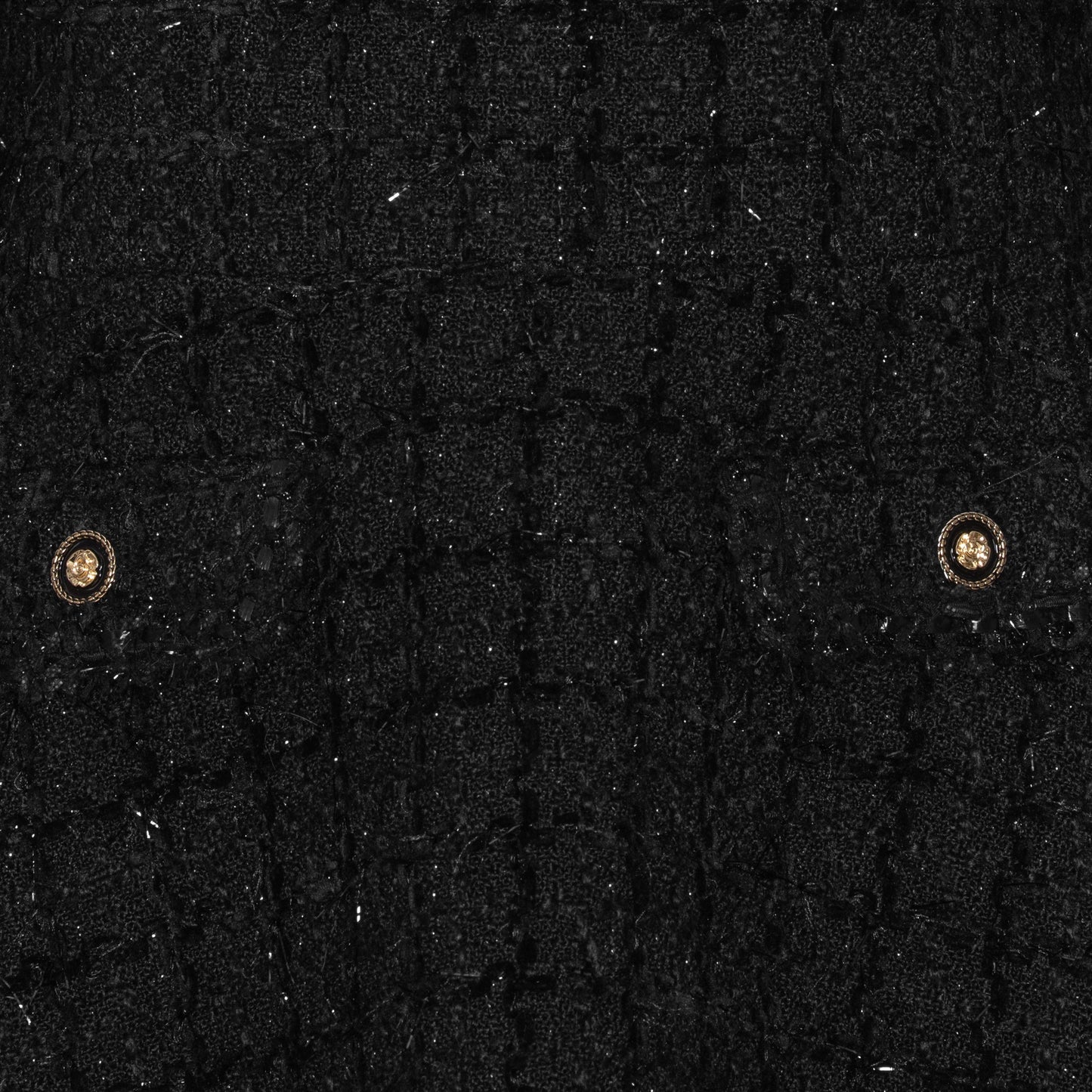 Solange Tweed Dress - Black