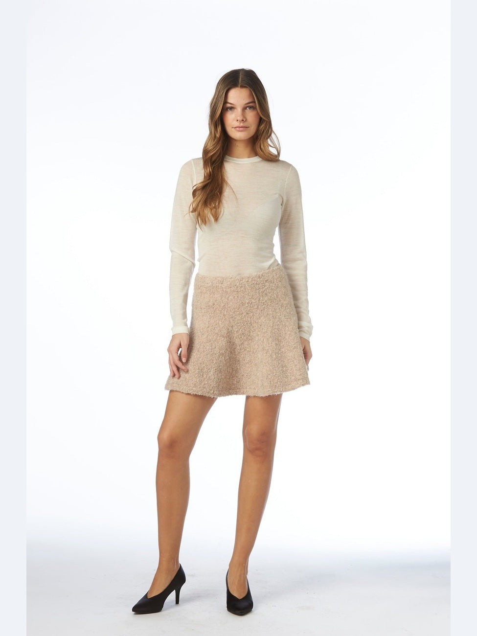 Teddy Skirt - Beige Helene Studios