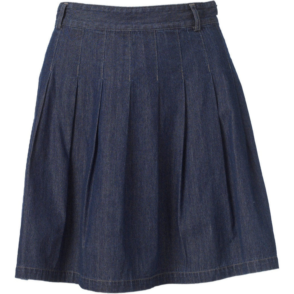 Alba denim skjørt - blue denim Helene Studios
