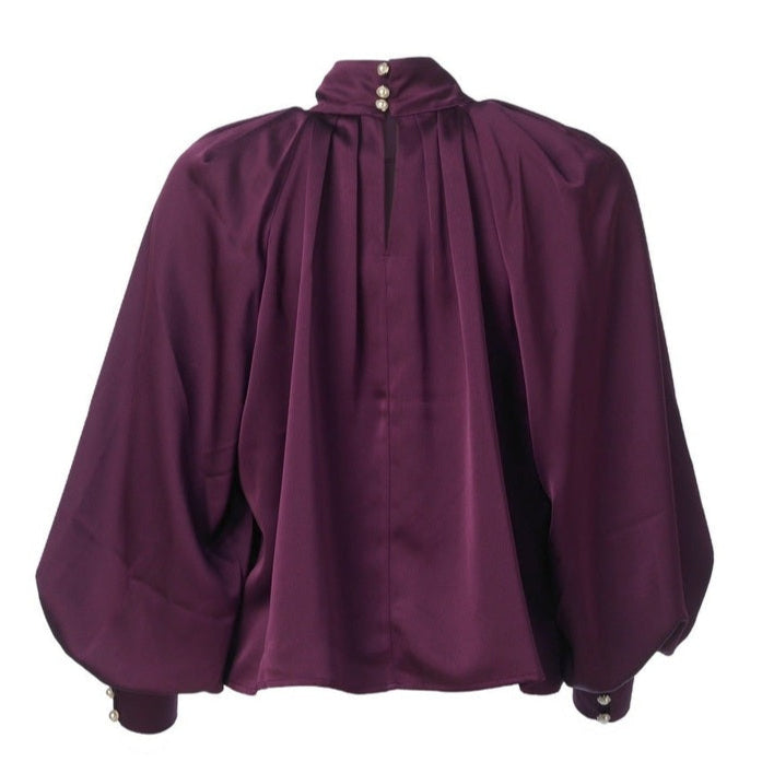 Lina Blouse - Maroon