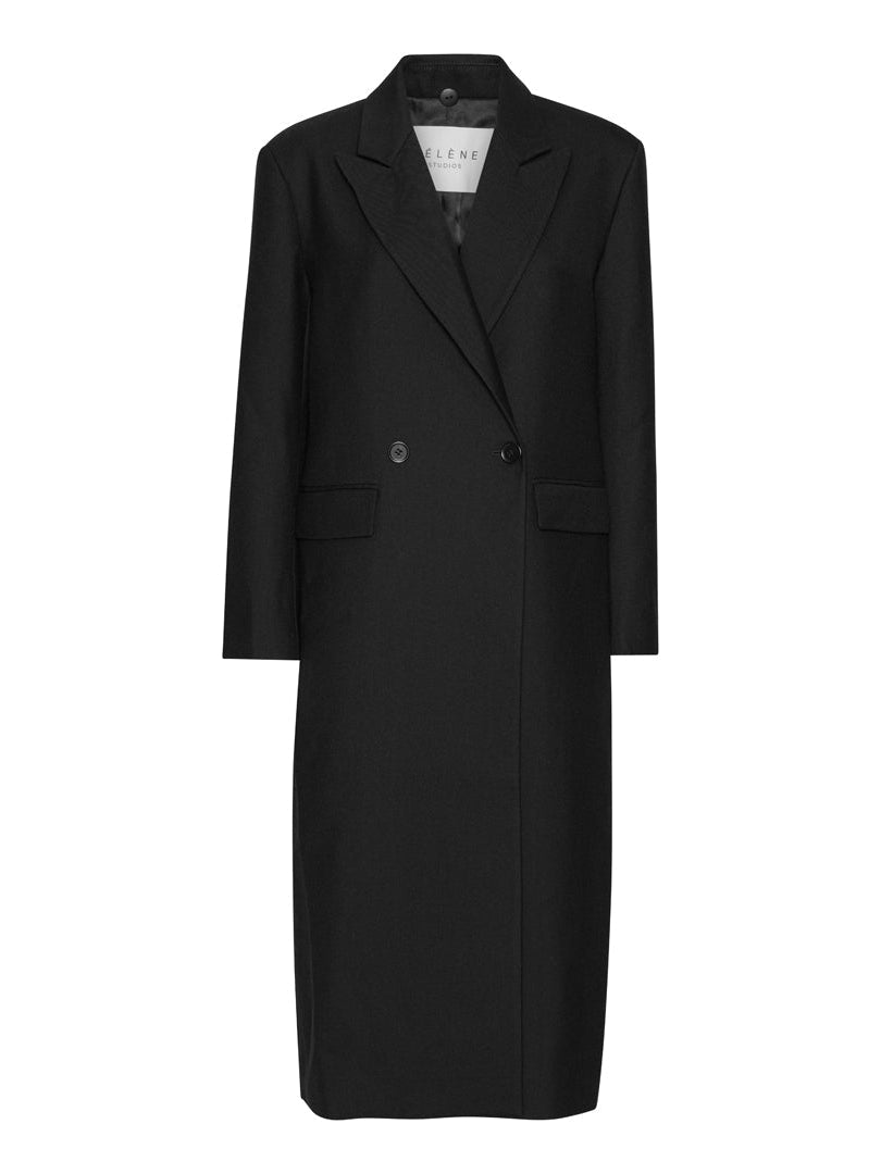 Lya Coat - Black Helene Studios