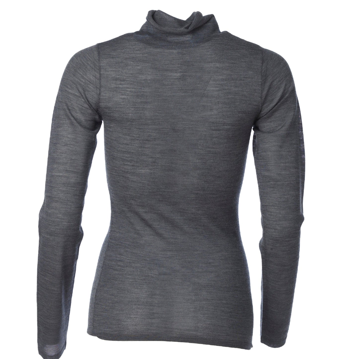 Maggie turtleneck merino genser - grey