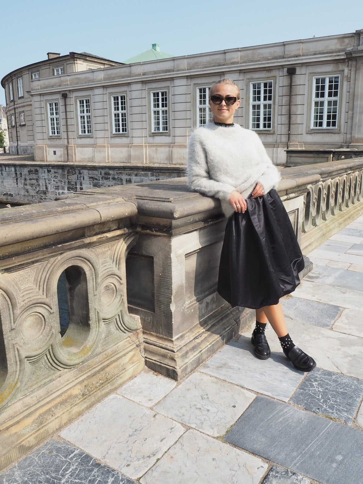 Appoline Long Skirt - Black Helene Studios