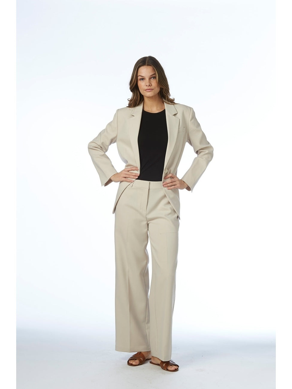 Marie dressbukse - ivory Helene Studios