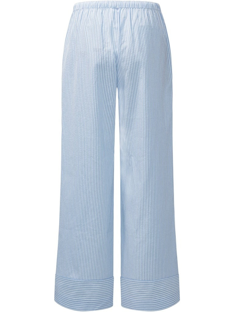 Mya bukse - white with blue stripes Helene Studios