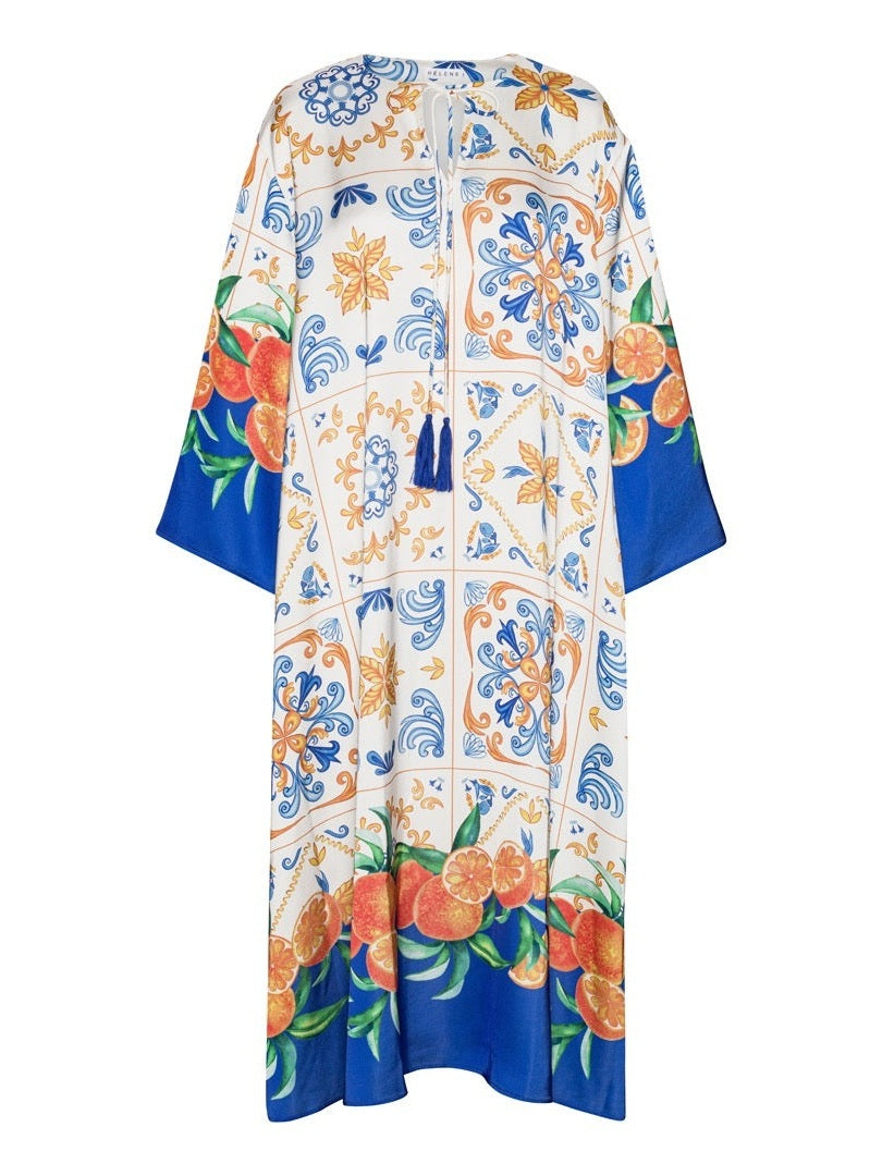 Inaya Dress - Majolica Print