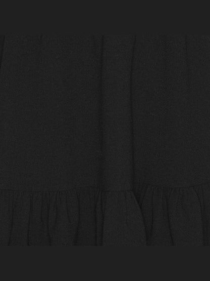 Alba Bow Dress - Black