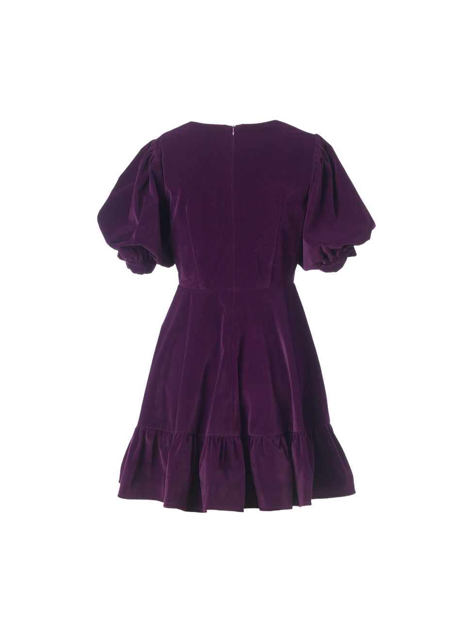 Alba ornament dress - purple Helene Studios