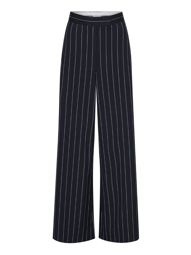 Alma pants - navy pin stripe Helene Studios