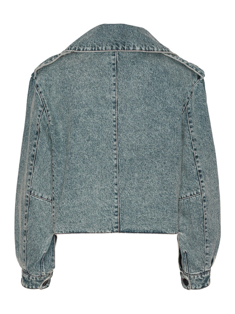Aurora jeans jakke - blue Helene Studios