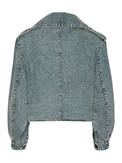 Aurora jeans jakke - blue Helene Studios