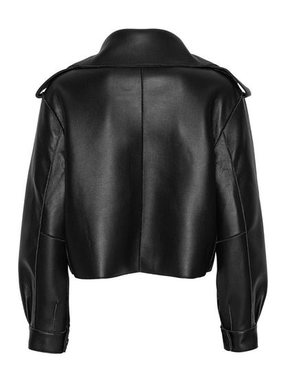 Aurora pu jacket - black Helene Studios