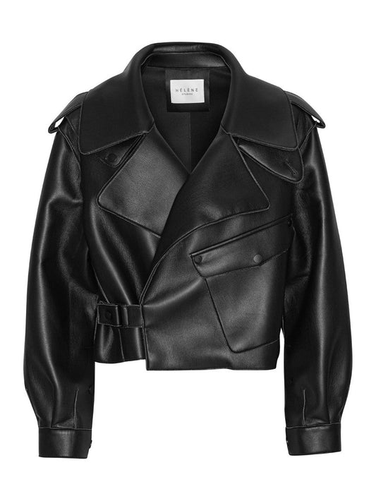 Aurora PU Jacket - Black