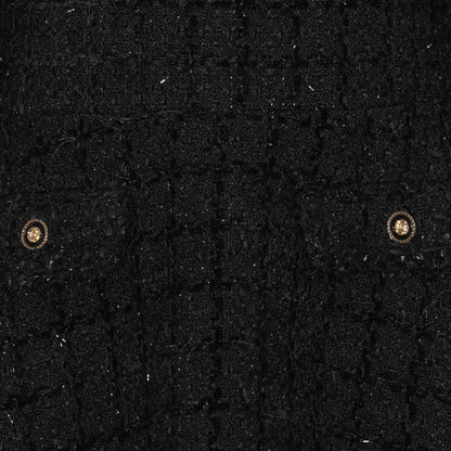 Solange Tweed Dress - Black