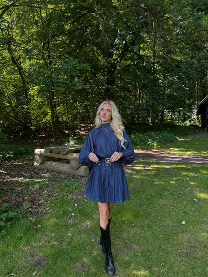 Alba denim skjørt - blue denim