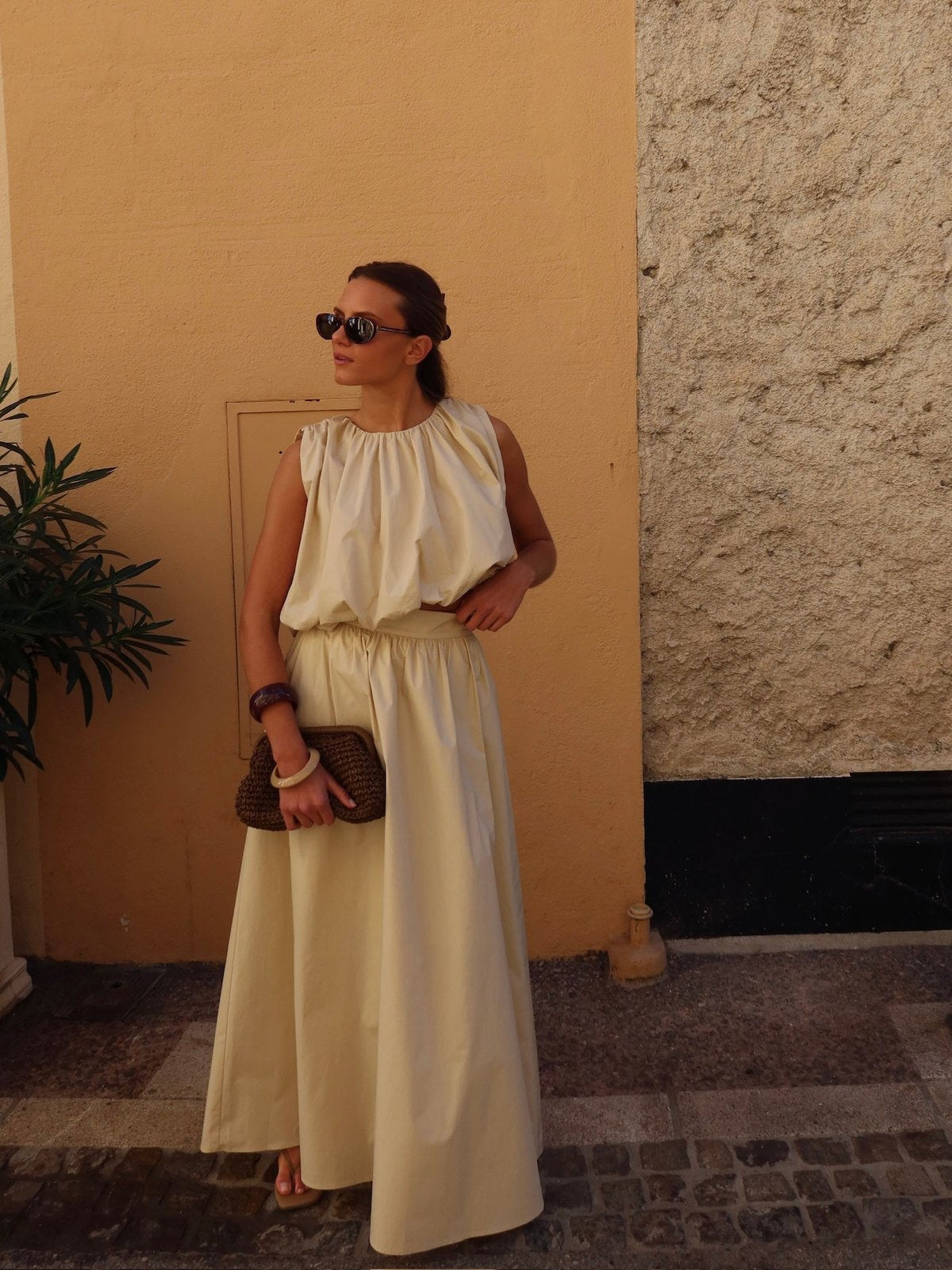 Nanna topp - sand Helene Studios