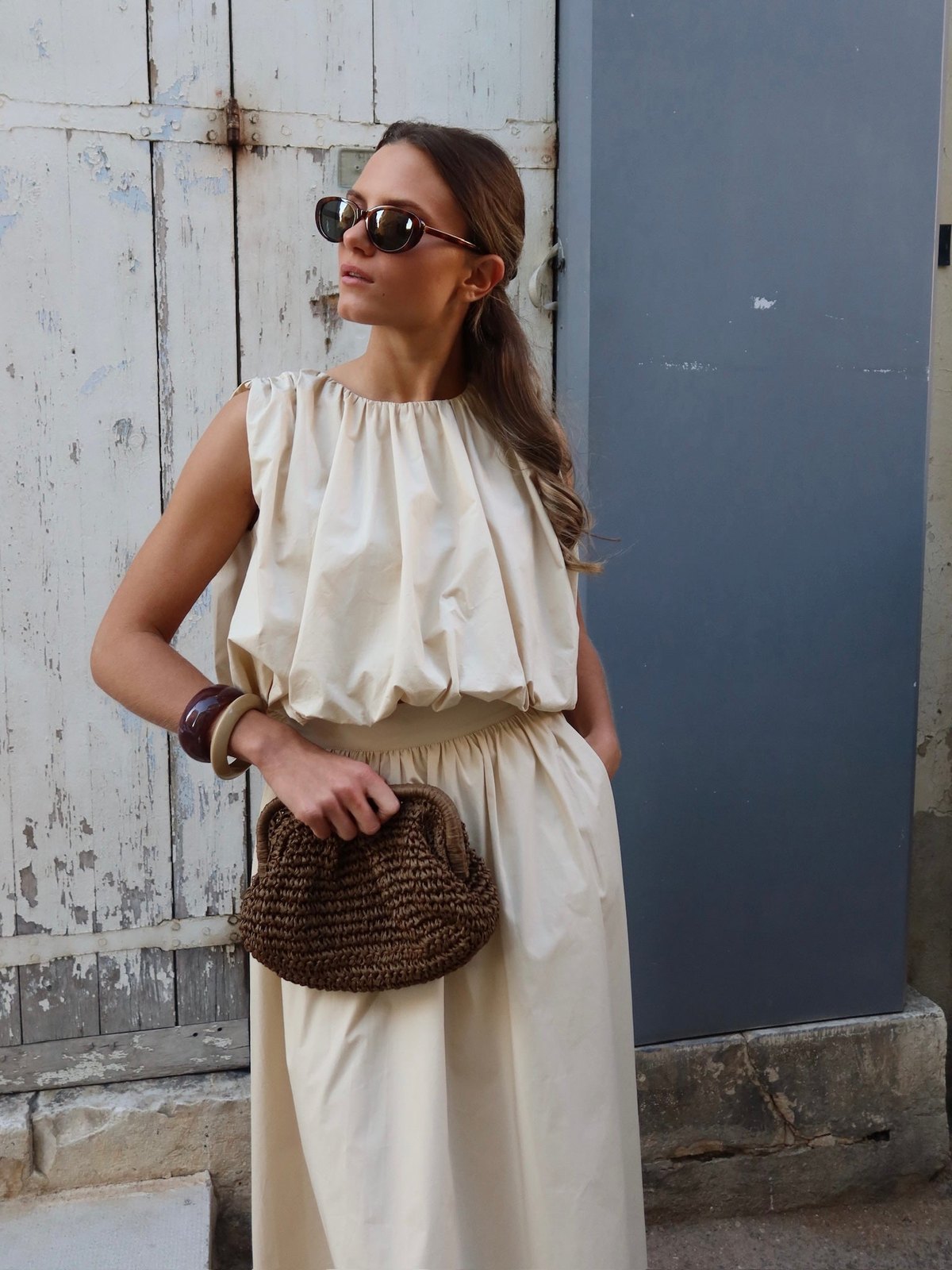 Nanna topp - sand Helene Studios