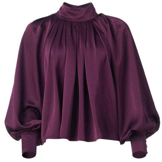 Lina Blouse - Maroon