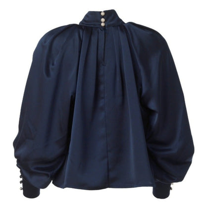 Lina Blouse - Navy