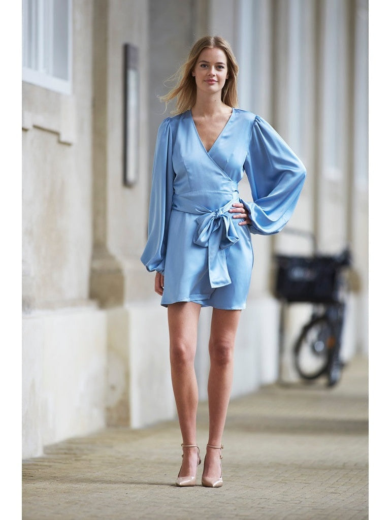 Locki Mini Dress - Blue Helene Studios