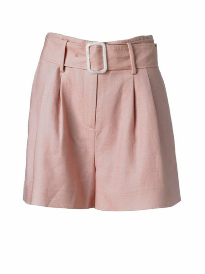 Marie Linen Shorts - Old rose Helene Studios
