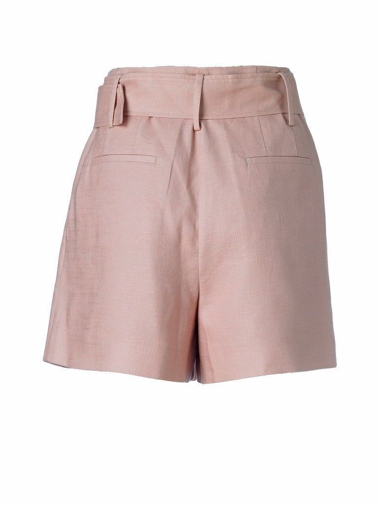 Marie Linen Shorts - Old rose Helene Studios