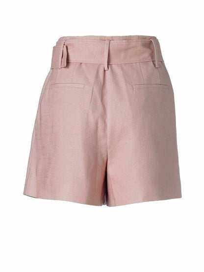 Marie Linen Shorts - Old rose Helene Studios
