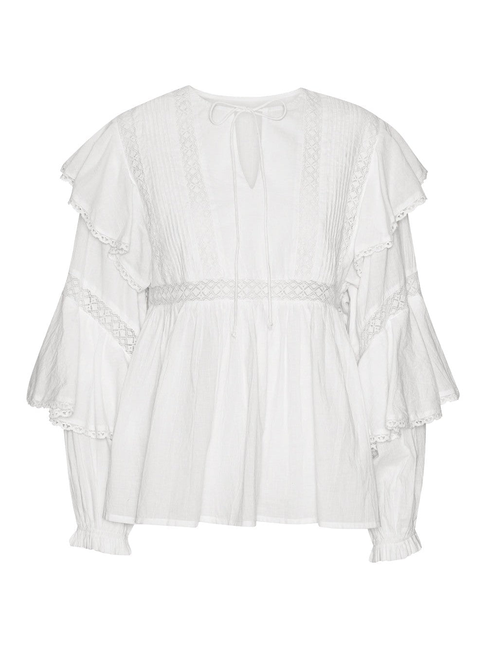 Miri bluse - white Helene Studios