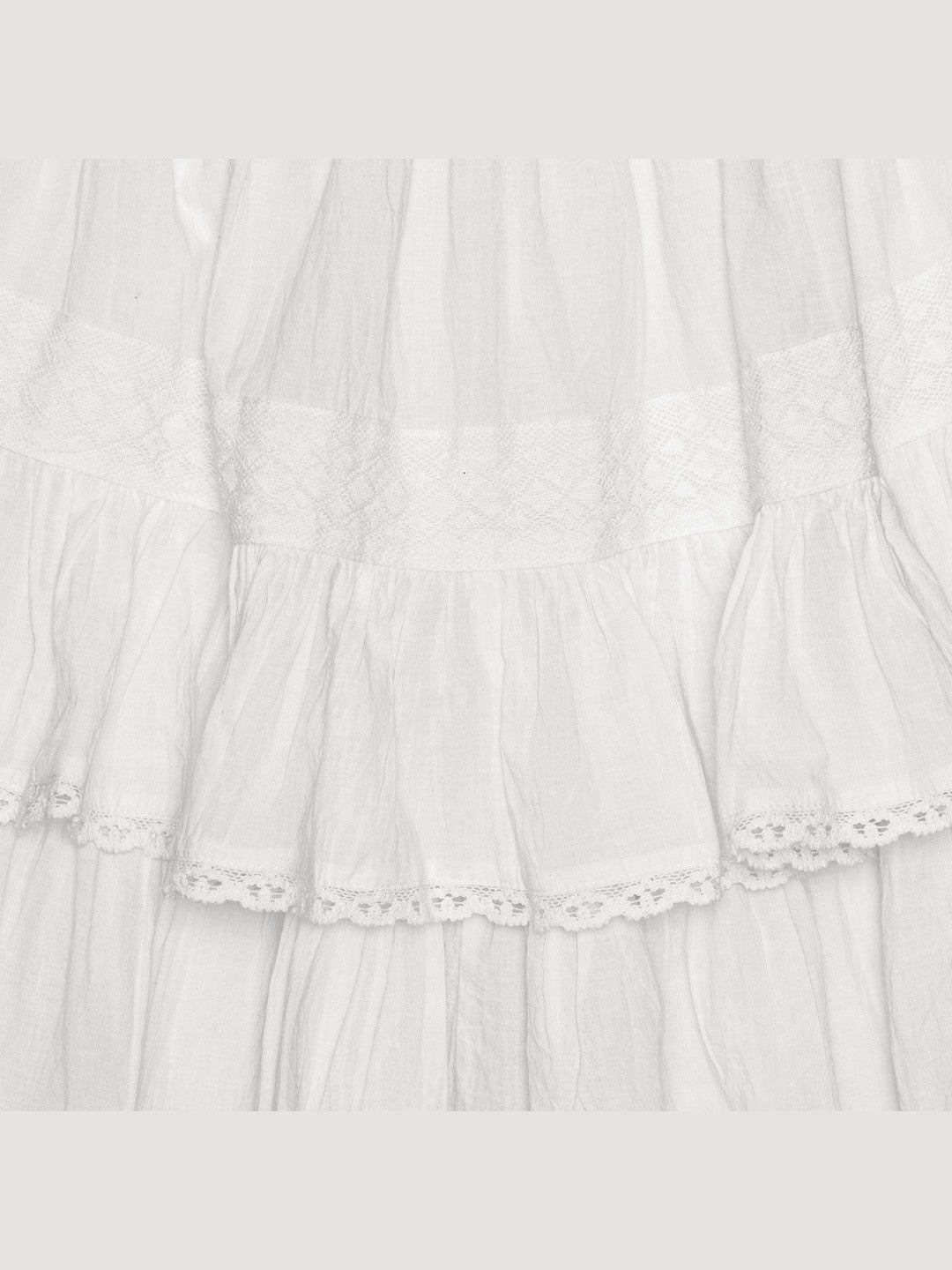 Miri skjørt - white Helene Studios