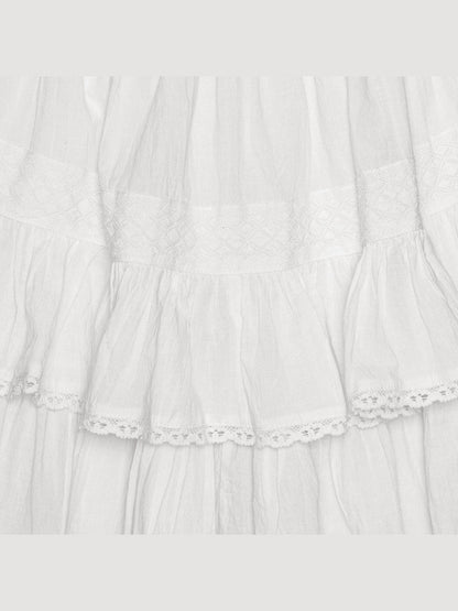 Miri skjørt - white Helene Studios