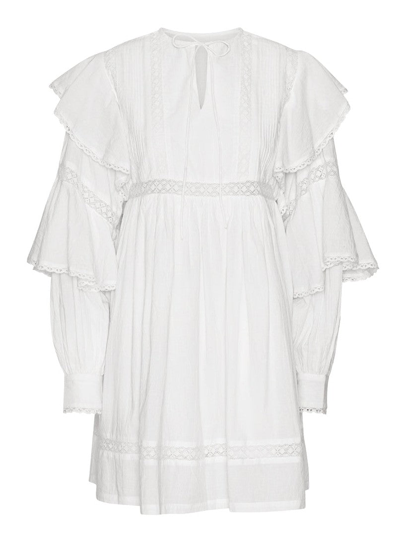 Miri kjole - white Helene Studios