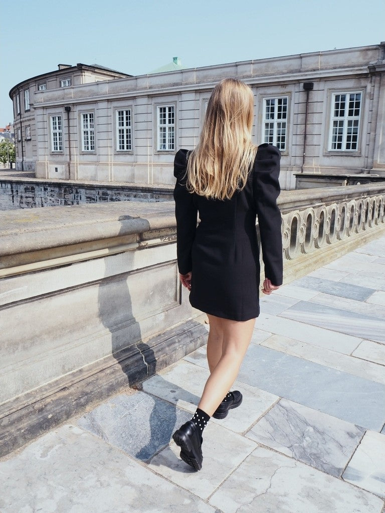 Rachel blazer kjole - black Helene Studios