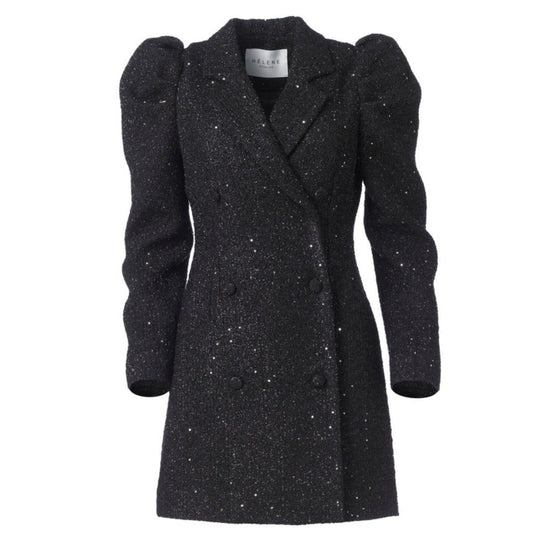 Rachel Tweed Dress - Black