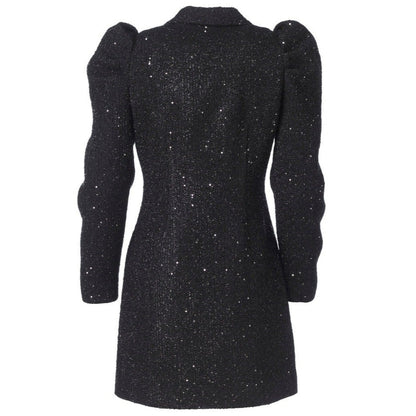 Rachel Tweed Dress - Black