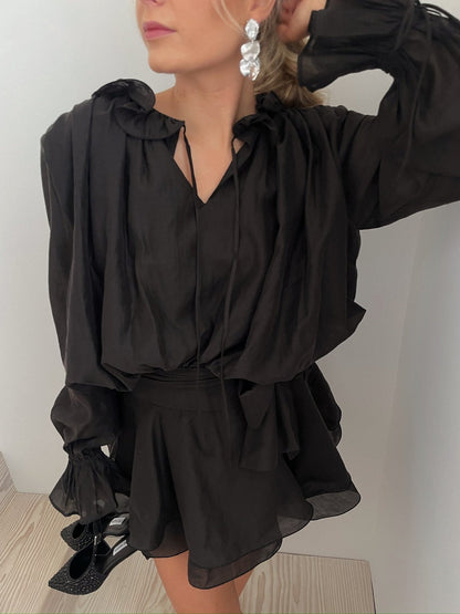 Babette kjole - black Helene Studios