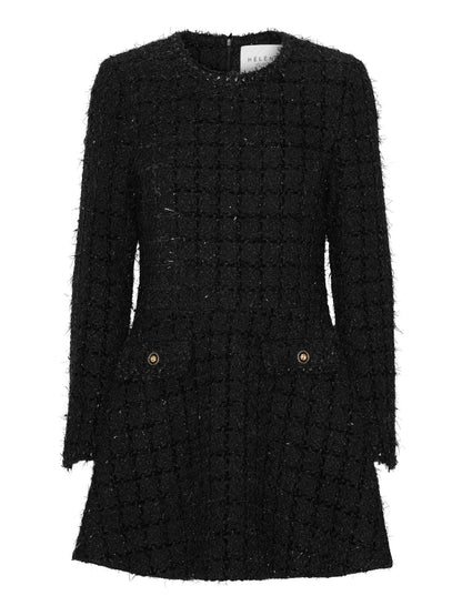 Solange Tweed Dress - Black