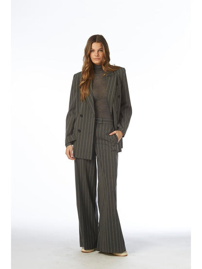Alma blazer - grey pinstripe Helene Studios