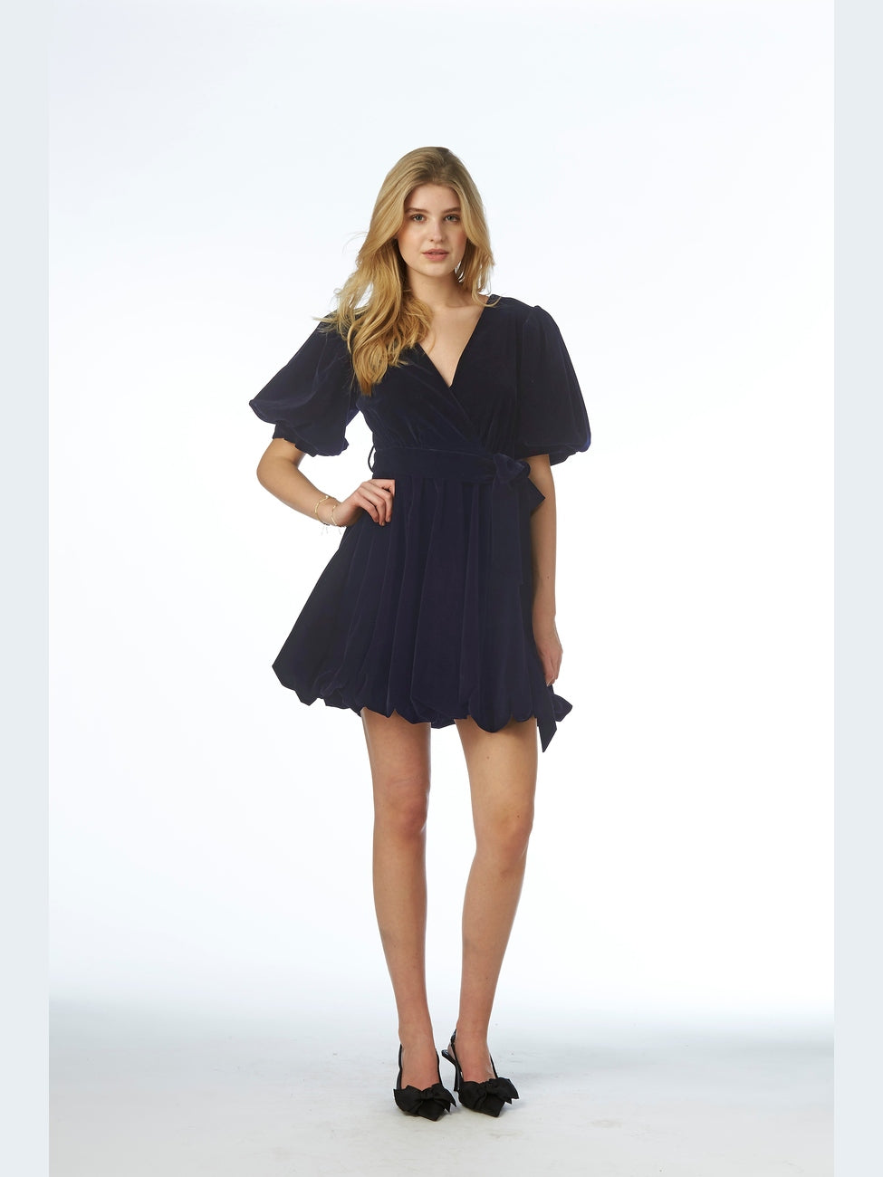 Juliette dress - navy Helene Studios